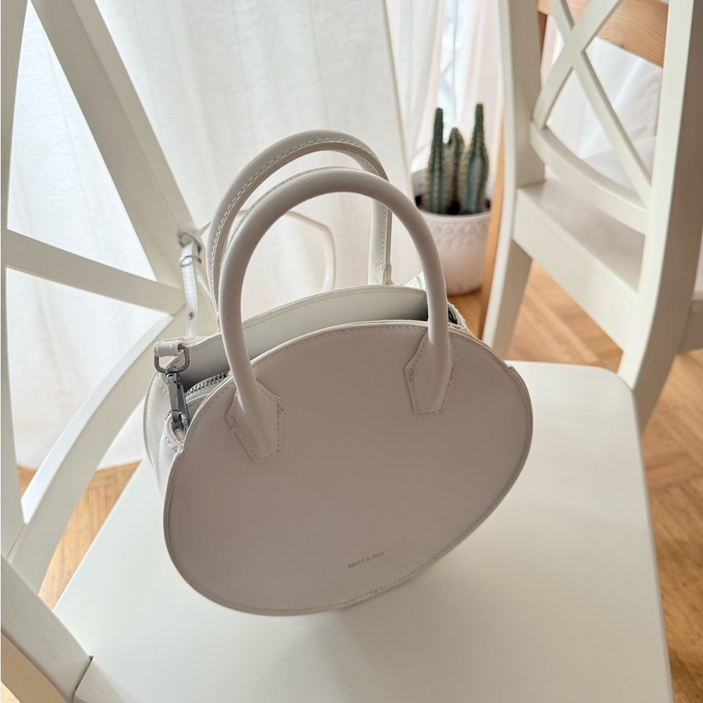 MATT & NAT White Circle large Tote Bag - Picture 2 of 12